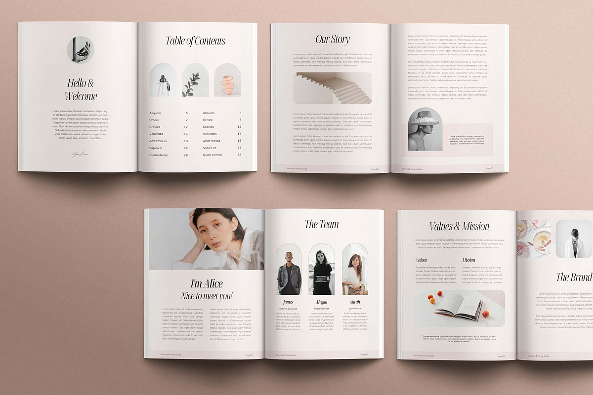 Services & Pricing Guide Template, a Magazine Template by Sierra Creative Studio (Photo 10 of 13)