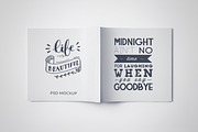 Square Magazine Mockup, a Print Template by AlexK_design (Thumbnail 2 of 7)