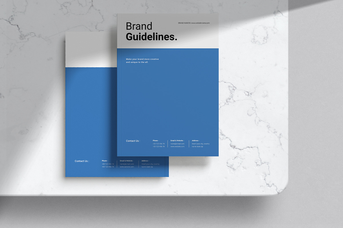 Brand Guidelines Template, a Brochure Template by DesignCrest (Photo 10 of 14)