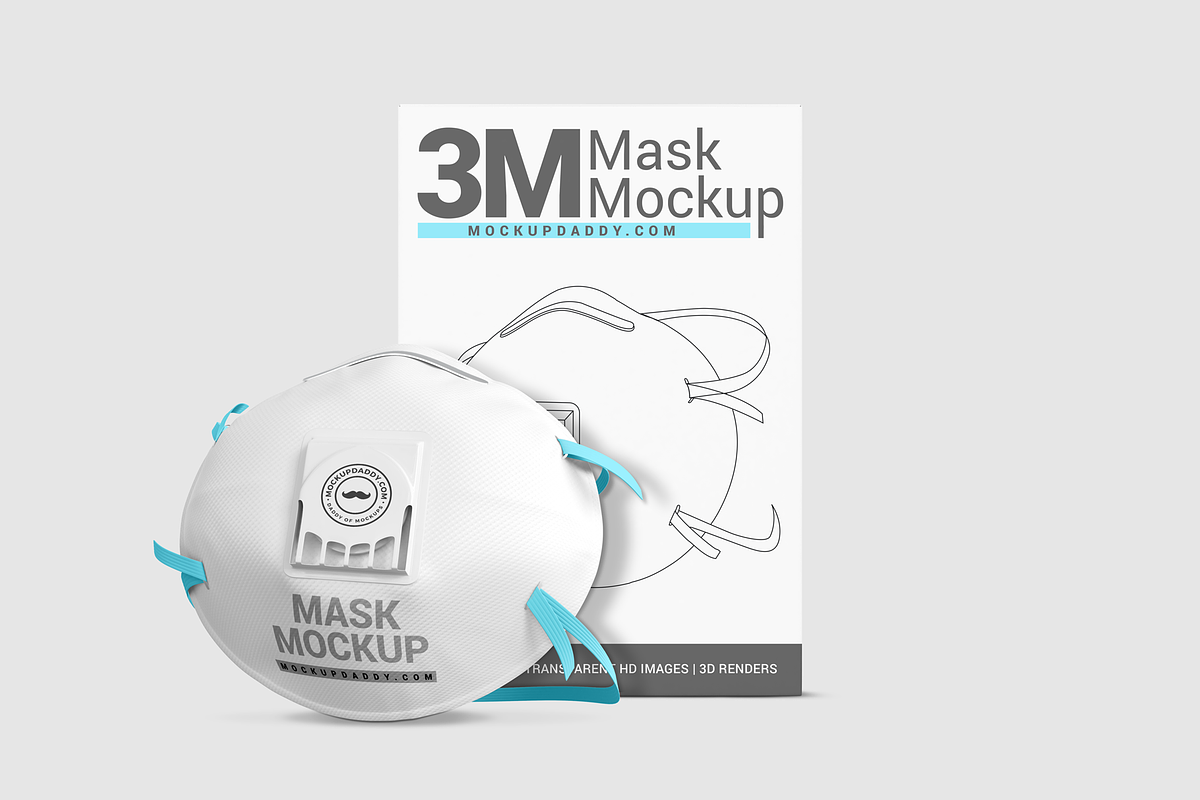 Face Mask Mockup, a Mask Mockup by Mockupdaddy (Photo 14 of 14)