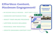 Modern Blue Instagram Templates, a Social Media Template by Hell Yeah Designs (Thumbnail 6 of 10)