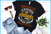 Happiness Is Watching Gun-Smoke SVG, a Graphic by Creativeusart (Thumbnail 1 of 4)