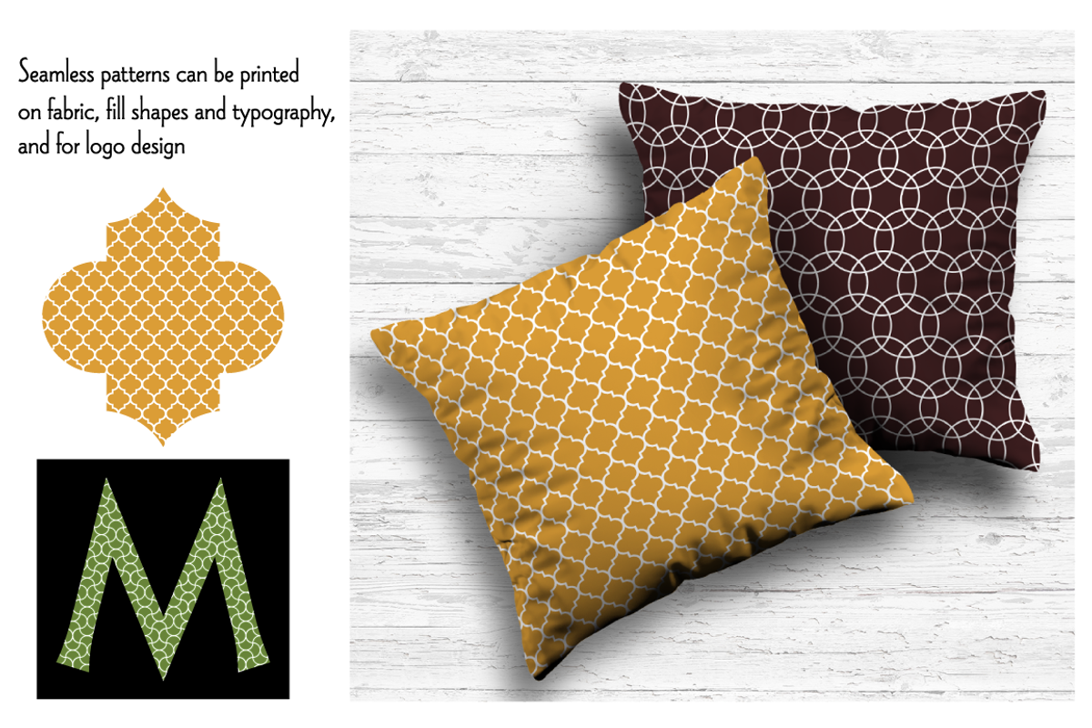 Seamless Moroccan Patterns preview 3