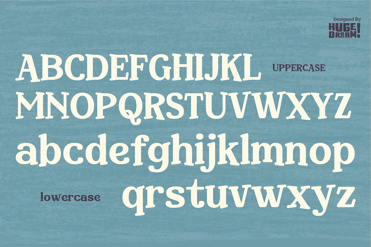 Ranleis - Whimsical Playful Font, a Serif Font by Huge Dream Studio (Photo 5 of 9)