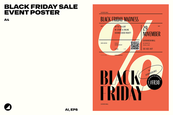Black Friday Sale Event Poster preview 2
