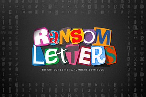 Ransom Letters, a Layer Style Add-On by Mint Pixels