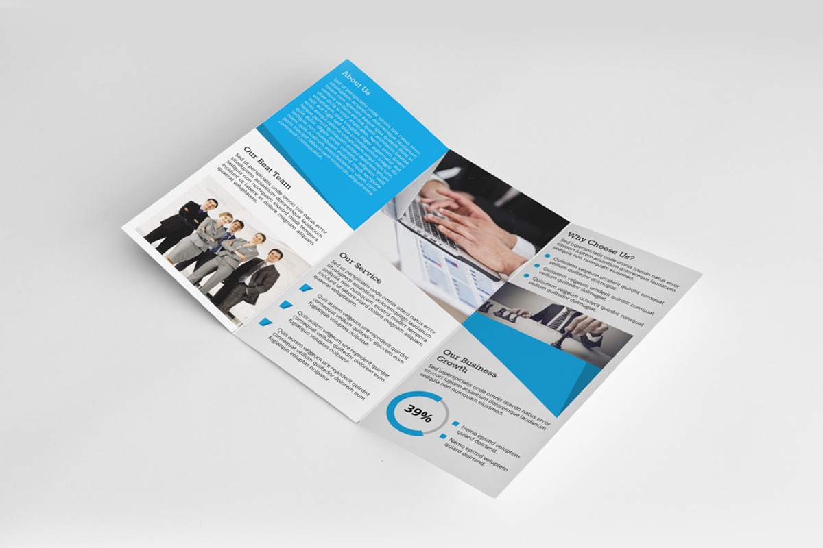InDesign Corporate Brochure-V409, a Brochure Template by Template Shop (Photo 3 of 4)