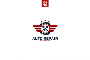 Auto Repair Logo, a Branding & Logo Template by PutraCetol Studio