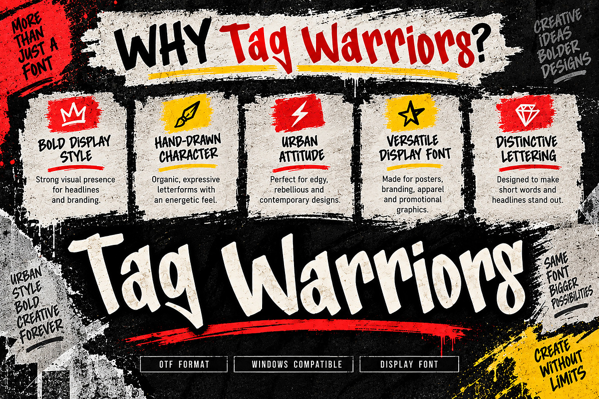 Tag Warriors, a Script Font by Wow Magic (Photo 2 of 5)