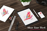 Creator's Setup Mockup, a Books & Magazine Mockup by illustrated (Thumbnail 2 of 9)