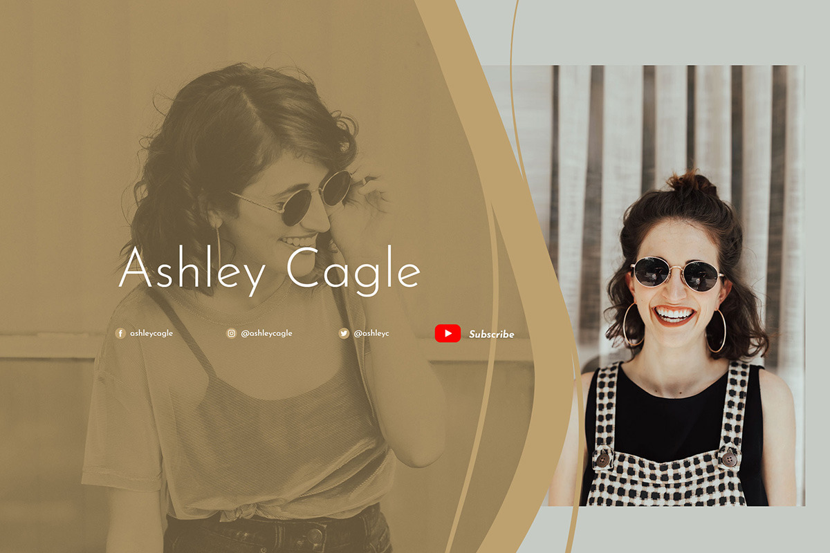 Beauty Vlogger Youtube Channel Art, a Social Media Template by Louds Studio (Photo 8 of 10)