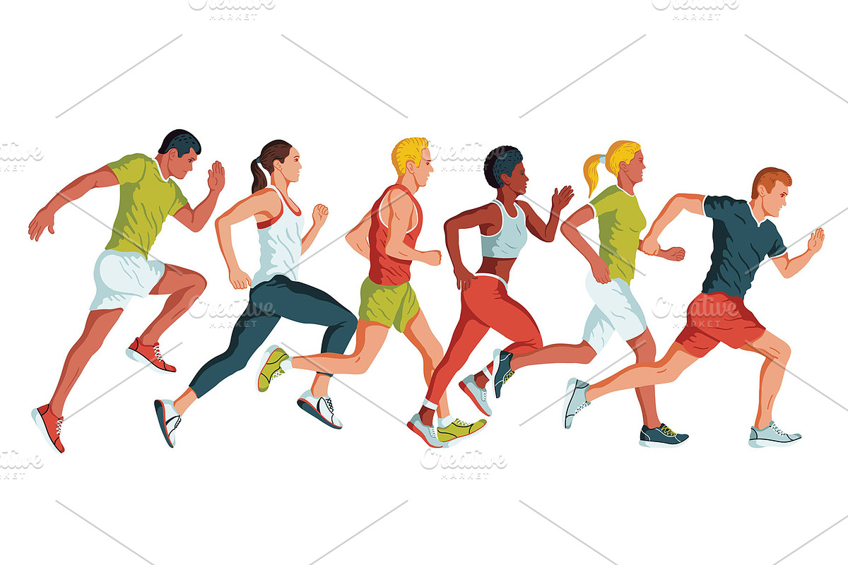 Sports vector illustrations set, a Person Illustration by LisaKolbasa (Photo 8 of 19)