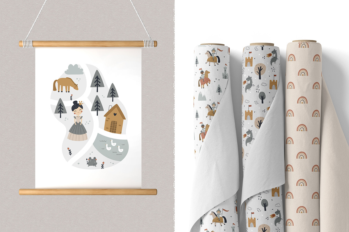 Once upon a time Maps and Clipart, a Person Illustration by Leysan Shayak (Photo 10 of 12)