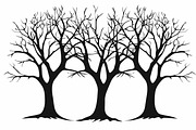 Nature Tree Silhouette Bundle, an Illustration by hafijul (Thumbnail 3 of 9)