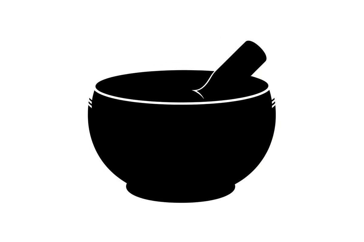 Minimal Mortar Pestle Silhouette, an Illustration by Designer_Momina (Photo 9 of 14)