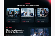 Business Agency Landing Page Design, a Landing Page Template by MightyDesign (Thumbnail 4 of 9)