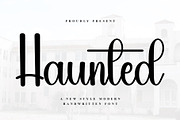 Haunted, a Handwritten Font by FreshTypeINK (Thumbnail 1 of 7)