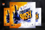 Champagne Party Flyer, a Flyer Template by MonkeyBOX (Thumbnail 1 of 3)