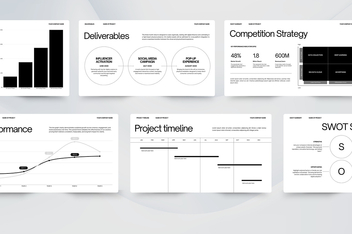 Minimalist Marketing Pitch Deck, a Presentation Template by Pani Temp. (Photo 12 of 14)