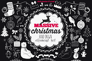 Christmas Celebration Kit, a Decorative Illustration by StylishDesignMe (Thumbnail 1 of 5)