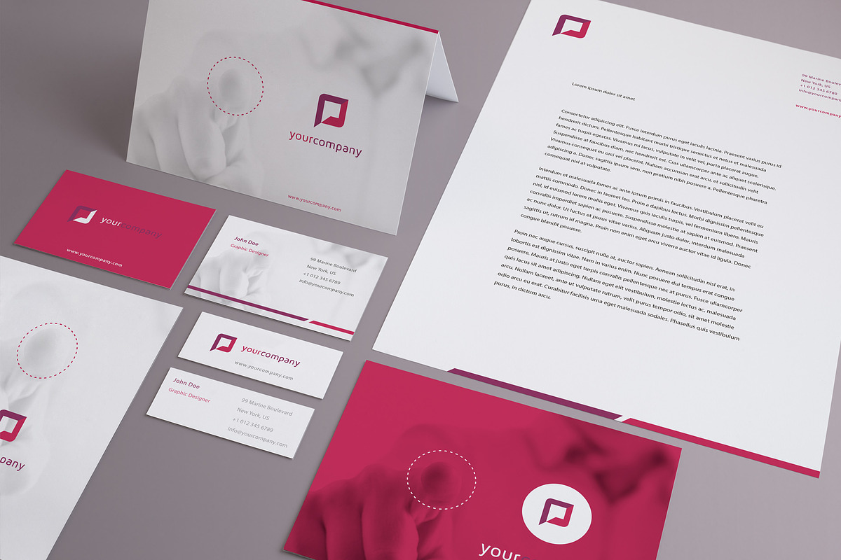 Brand stationery mockup bundle, a Pens & Pencil Mockup by INTERARTIVITY (Photo 4 of 9)