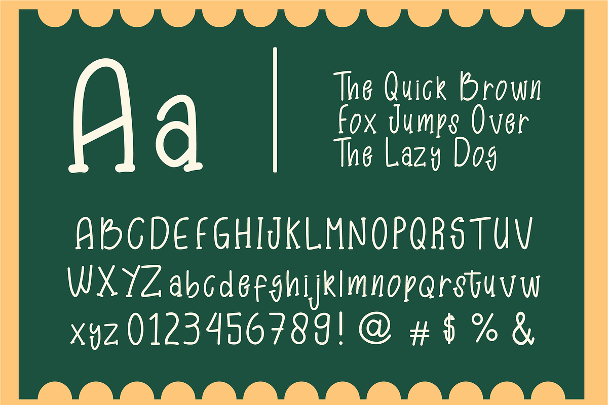 Orangemoo-Playful Handwritten Font, a Handwritten Font by Berdansabersama (Photo 2 of 9)