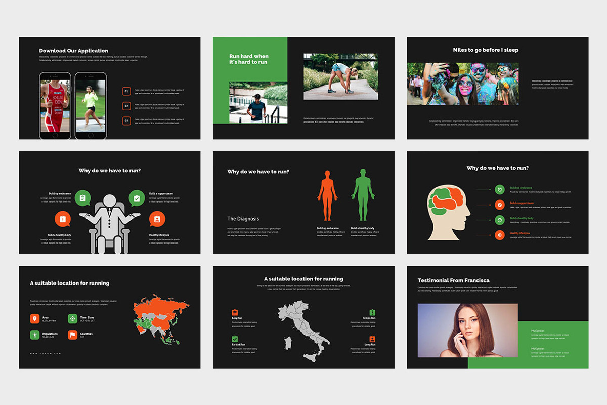 Funom : Running Google Slides, a Presentation Template by Punkl Camp (Photo 8 of 9)