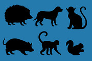 31 animal silhouette vectors, an Animal Illustration by GreenStockPhotos (Thumbnail 7 of 7)