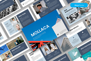 Mollaca – Business Keynote Template, a Presentation Template by kreatifreya