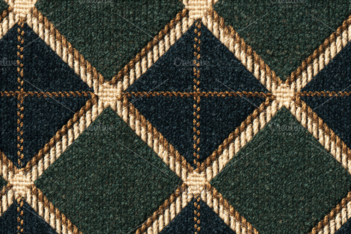 Seamless pattern argyle pattern forming geometric grid on textil, a Pattern Graphic by Studio ANNA
