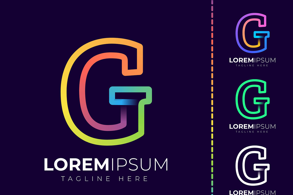 Initial letter g logo design, a Branding & Logo Template by mdhelalakbar