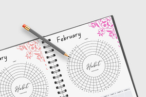 Monthly Habit Tracker Bundle Pack