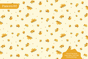 Dainty Yellow Floral Pattern, a Pattern Graphic by Tayla de Beer (Thumbnail 4 of 9)