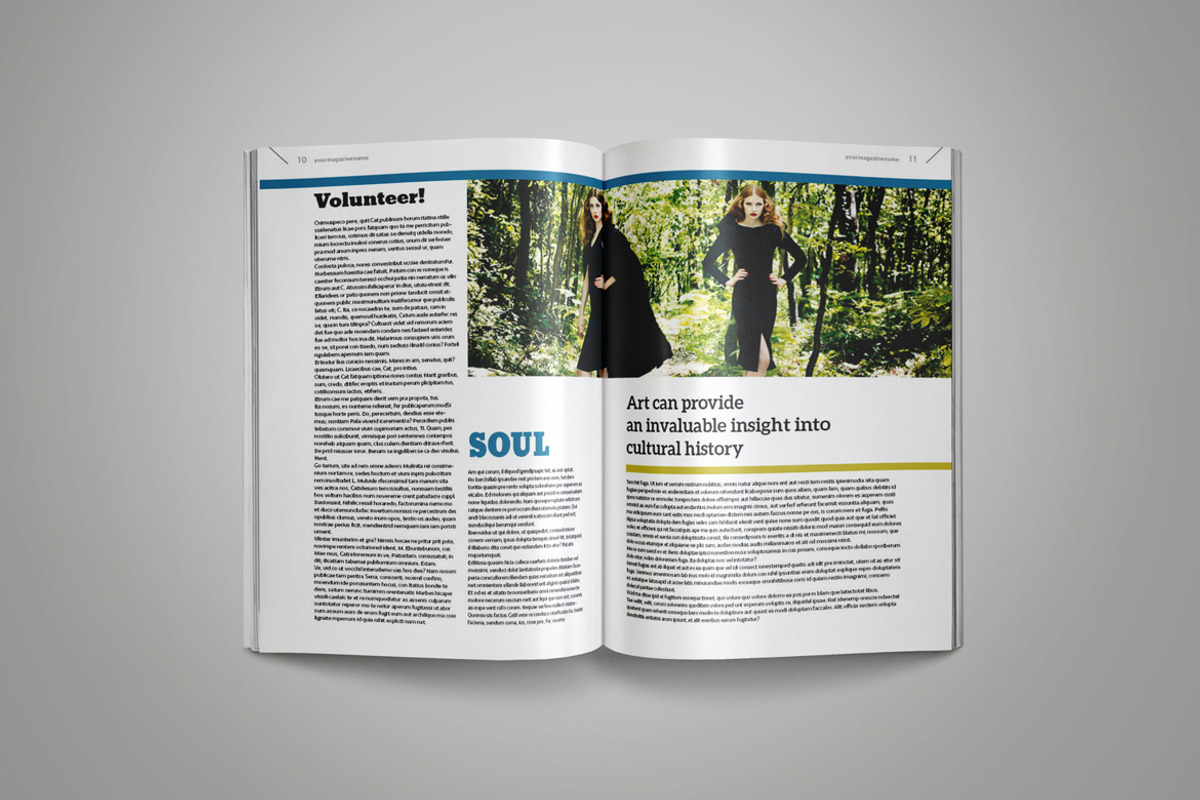 InDesign Magazine Template, a Magazine Template by Indotitas (Photo 6 of 6)