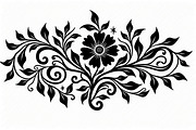 Vintage Flower Silhouette Pack, an Illustration by musafir_fashion (Thumbnail 15 of 21)