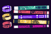 Event Party Bracelets, an Object Illustration by alexdndz (Thumbnail 2 of 11)