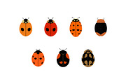 Flat Insects Illustration, an Animal Illustration by Buqancreative (Thumbnail 2 of 6)