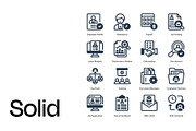 HRMS Icon Set, a Duotone Icon by Eklip Studio (Thumbnail 4 of 4)