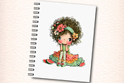 Whimsical Summer Watermelon Girls Cl, an Illustration by Digital Artistic99 (Thumbnail 5 of 10)