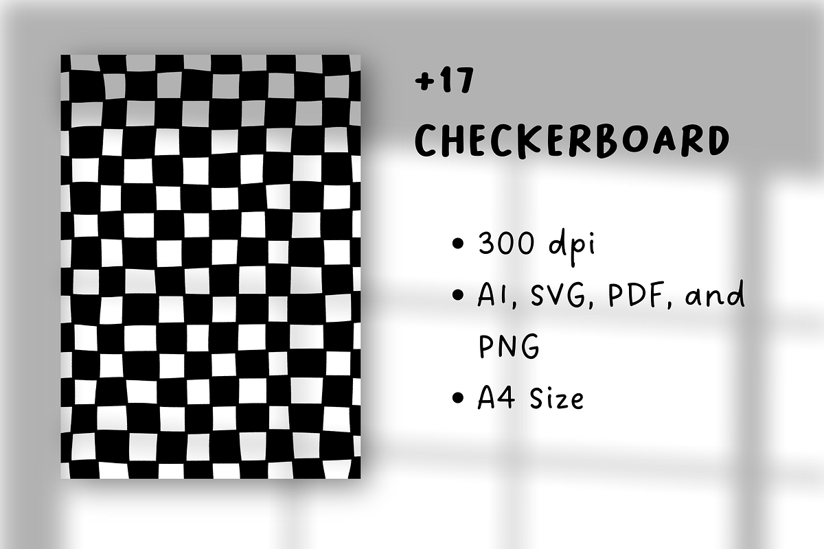 17+ Checkerboard Backgrounds, a Background Graphic by The Journey Atelier (Photo 2 of 9)