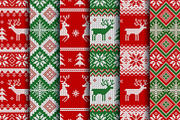 Knitted Christmas Patterns, a Pattern Graphic by JuliaMalinovskaya (Thumbnail 3 of 10)