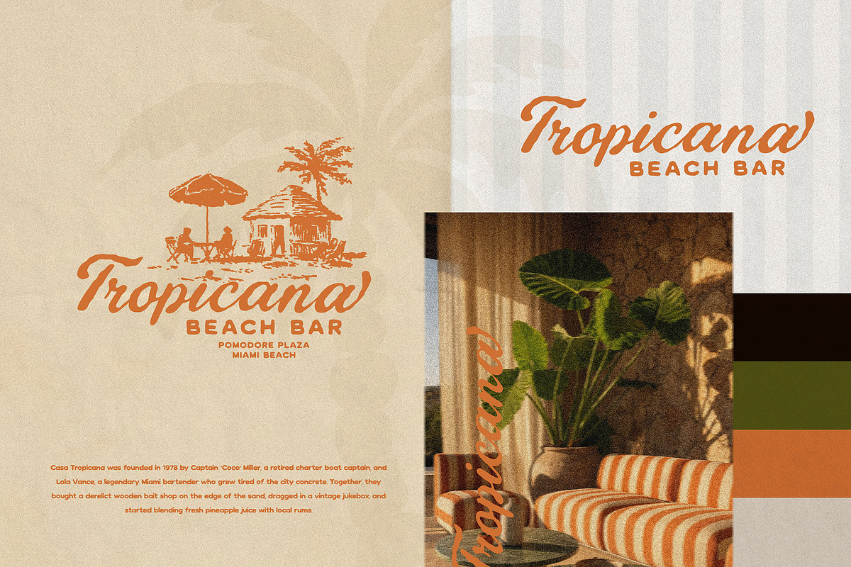 Cabo Sunset - Tropical Retro Font, a Handwritten Font by AndrewPixelType (Photo 14 of 16)