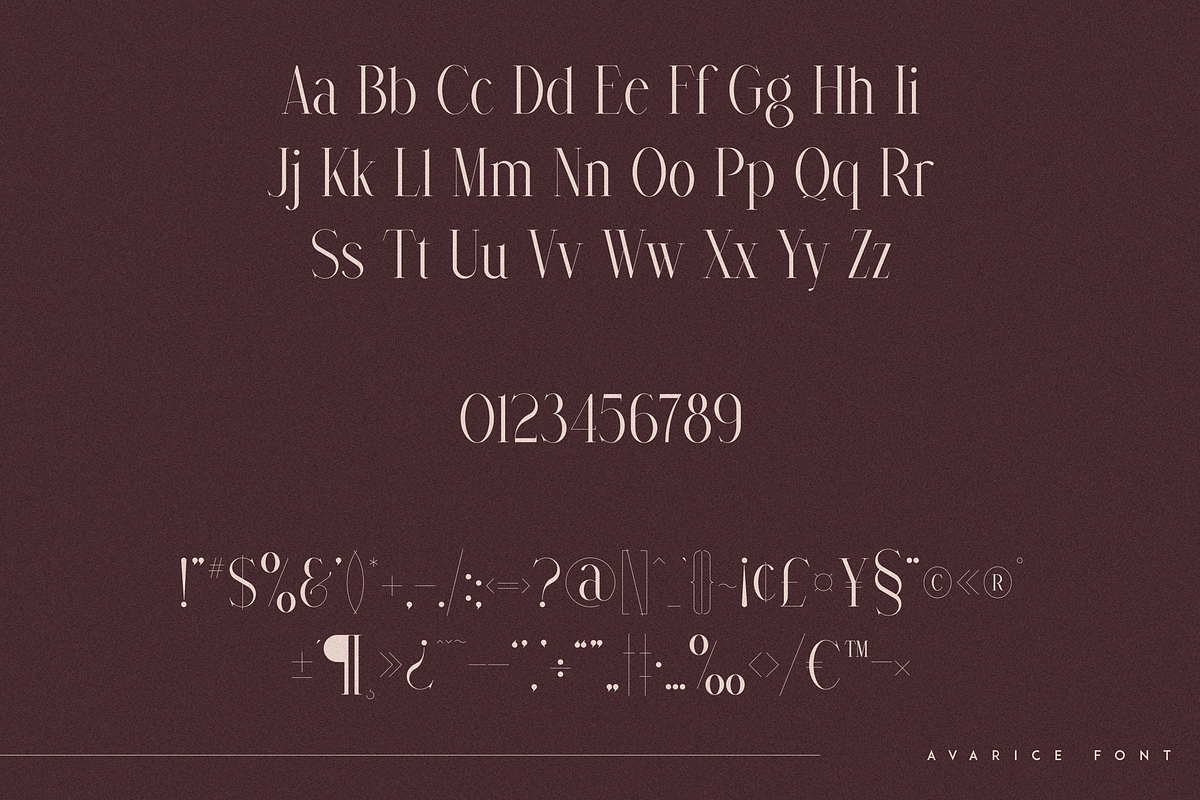 Avarice - serif typeface | 4 fonts, a Serif Font by Only Fonts (Photo 8 of 10)