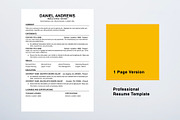 Teacher Resume Template, a Resume Template by KHIDD (Thumbnail 2 of 4)