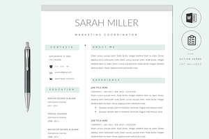 Resume CV Template & Cover Letter