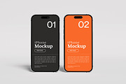 iPhone 15 Pro Max Mockups, an iPhone Mockup by AndikaGraphic (Thumbnail 6 of 7)