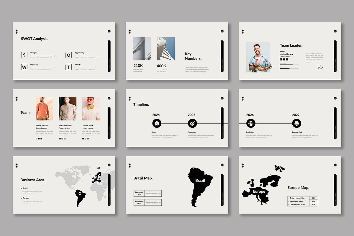 Minimalist PowerPoint Presentation, a Presentation Template by Mighty-Slide (Photo 4 of 5)