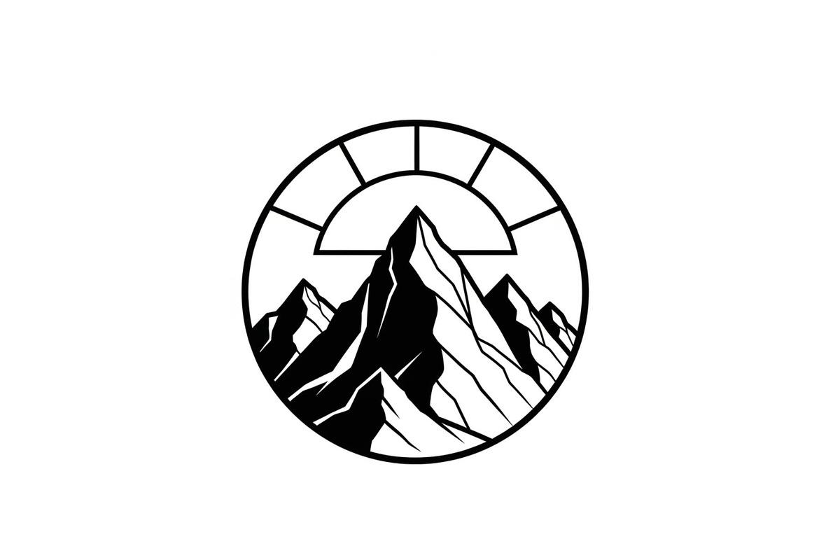 Mountain Sunrise Circle Bundle, an Illustration by Designs_River (Photo 30 of 31)