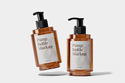 Cosmetic Pump Bottle Mockup, a Packaging Mockup by Akebareee (Thumbnail 1 of 3)