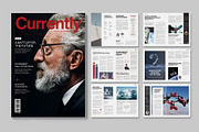 Modern News Magazine Template, a Magazine Template by BrandPacks (Thumbnail 1 of 6)